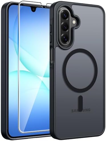 FNTCASE Magnetic Samsung Galaxy A17/A16 5G Case — Black