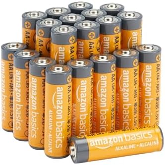 Amazon Basics AA Alkaline Batteries — 20-Pack