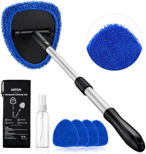 AstroAI Extendable Windshield Cleaning Tool — Blue