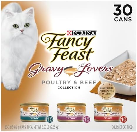 Fancy Feast Gravy Lovers Wet Cat Food — 30-Pack