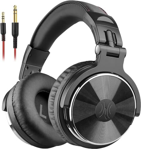 OneOdio Wired Over-Ear DJ Headphones — Black